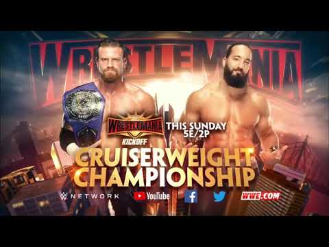 Buddy Murphy vs. Tony Nese - Official Match Card v2 HD - WWE WrestleMania 35