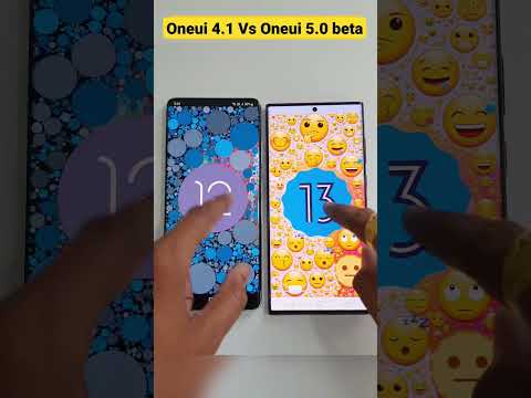 Oneui 4.1 Vs Oneui 5.0 beta animations | Android 12 Vs Android 13 #shorts #youtubeshorts #Samsung