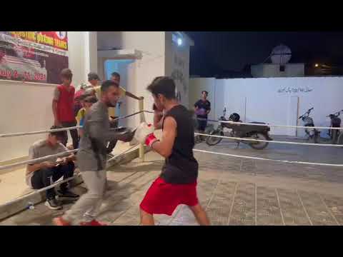 Tanveer Khan Boxer Pad Work to Ikrash Khan 'The Wolf'.