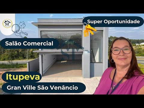Salão Comercial para Venda e Aluguel próximo ao Condomínio Gran Ville São Venâncio em Itupeva-SP