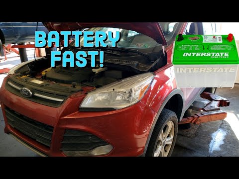 2013-2016 Ford Escape Battery Replacement FAST!