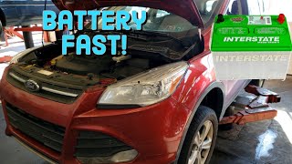 2013-2016 Ford Escape Battery Replacement FAST!
