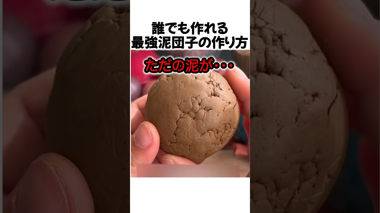 誰でも作れる最強泥団子の作り方#shorts
