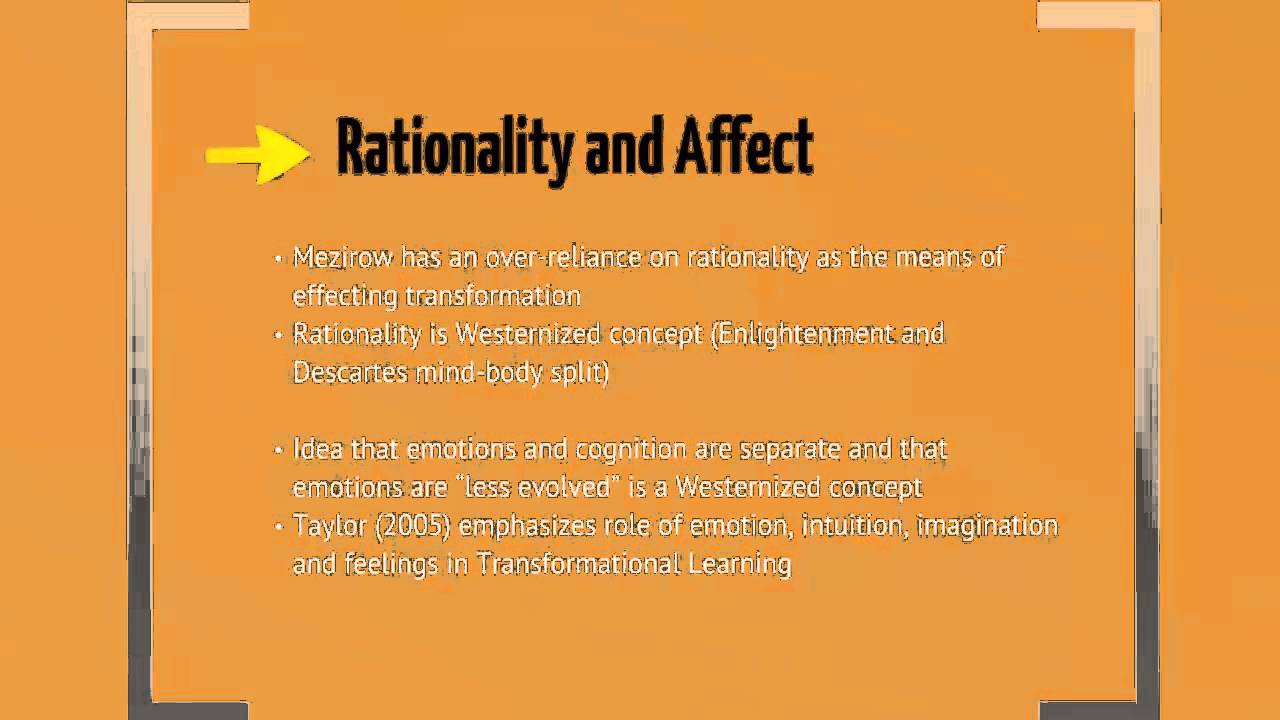 6.1 Transformational Learning Theory