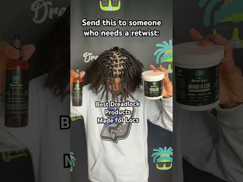 Best Dreadlock Locking Gel Products for Natural Hair Retwists #Locs #dreads