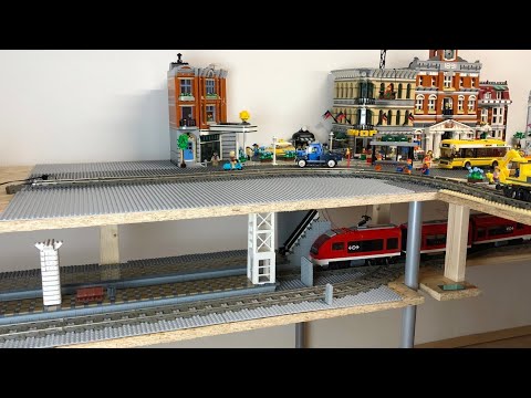Bau einer Lego Stadt Teil 60. - Bahnhof unter der Stadt [2]