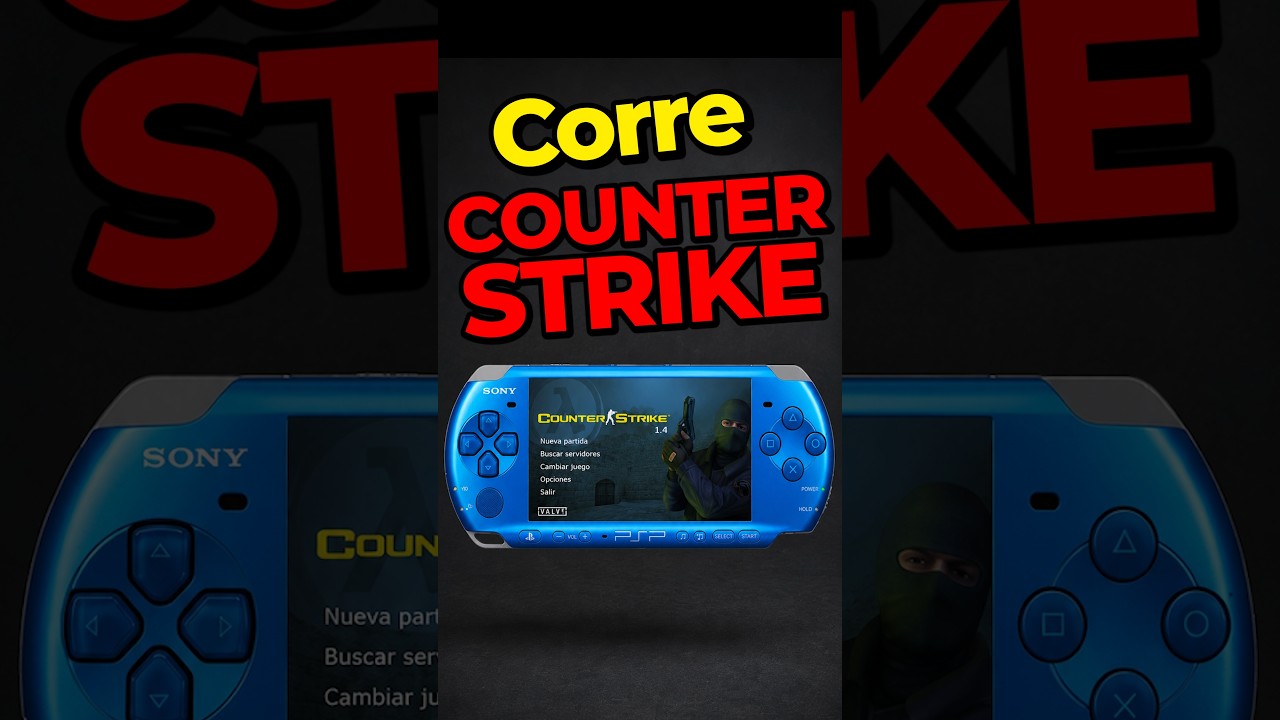 COUNTER STRIKE funciona EN UNA PSP!!!