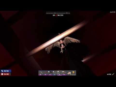 7 Days to Die:  "The Crapper Base" vs. Insane 64 Zombie Blood Moon