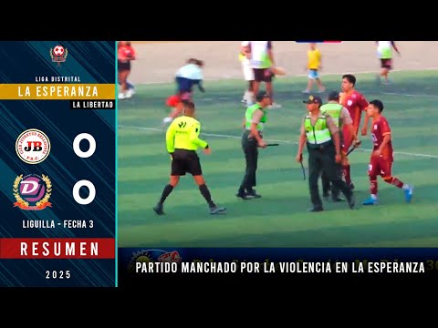 Controversial penalty, assault on the referee and match suspended in La Esperanza | Juv Bellavist...