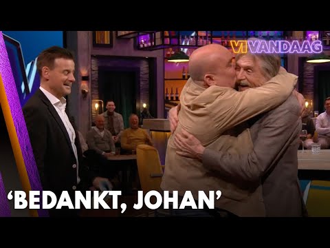 Paul de Leeuw breekt in tijdens gesprek Johan en Wilfred | VI VANDAAG