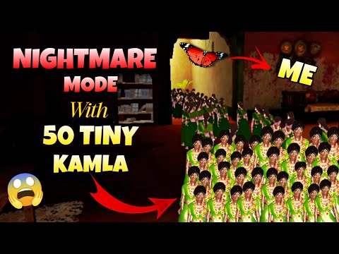 CAN I ESCAPE 50 TINY KAMLA IN NIGHTMARE MODE? || KAMLA MOBILE SCARY GAMEPLAY 