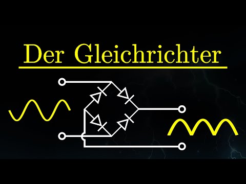 Rectifier - circuit explained, diodes, capacitor (alternating current)
