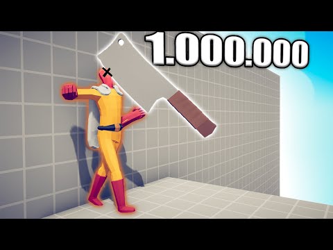 1.000.000 DAMAGE KNIFE 1 vs 1 TOURNAMENT - TABS | Totally Accurate Battle Simulator 2023