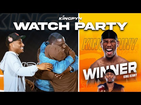 KING KENNY FIGHT REACTION with Yung Filly, Harry Pinero & Deji | Kingpyn Watch Party