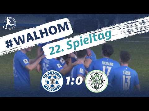 Seven minutes decide | FC-Astoria Walldorf - FC 08 Homburg | Matchday 22 RLSW
