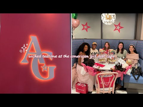 wicked teatime at the american girl doll cafe