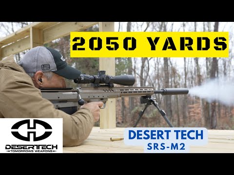 2050 Yards Desert Tech SRS M2 .338 Lapua.  Full Review