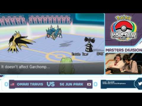 Pokemon World Championship 2014 - Se Jun Park vs Omari Travis (1st) - BASED GOD PACHIRISU﻿