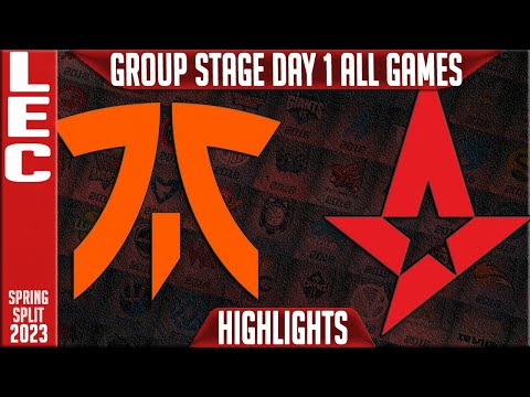 FNC vs AST Highlights ALL GAMES | LEC Group Stage Day 1 | Fnatic vs Astralis