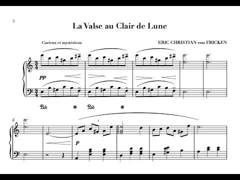 La Valse au Clair de Lune (Score video) by Eric Christian