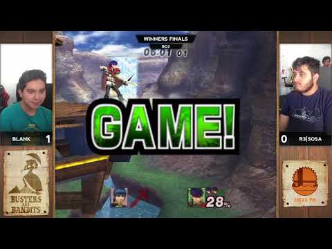Busters & Bandits 10 - Winners Finals ft. Blank (Marth) VS R3|Sosa (Ike)