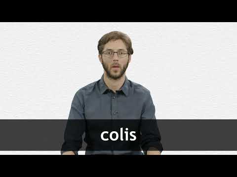 How to pronounce COLIS in French