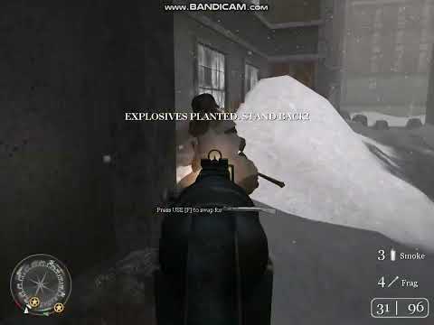 Call of Duty 2, walkthrough on Veteran, Ch 2   Not one step backwards! part 1 Repairing the Wire