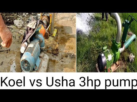 Koel V/s Usha 3 Hp pump l koel vs Usha 3 Hp pump me konsa best hai?