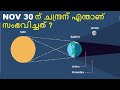 Penumbral Lunar Eclipse on Nov 30 Explained in Malayalam || Bright Keralite
