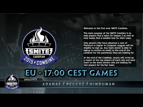 Smite Combine 2015 (EU) - First Set [Fixed Audio]