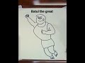Batul The Great Drawing How To Draw Batul Easily Step By Step By Using Pencil Colour Art Cartoon