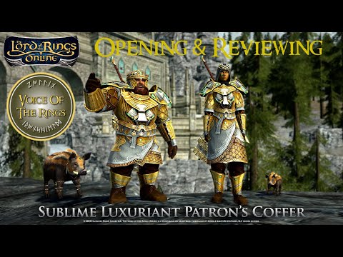 Opening & Reviewing the Sublime Supporter Pack | A LOTRO Wardrobe.