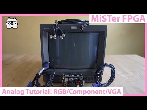 MiSTer FPGA DE10 NANO! Analog How To! RGB, Component and VGA Made Easy! MiSTer Tutorials! 2022 Vers