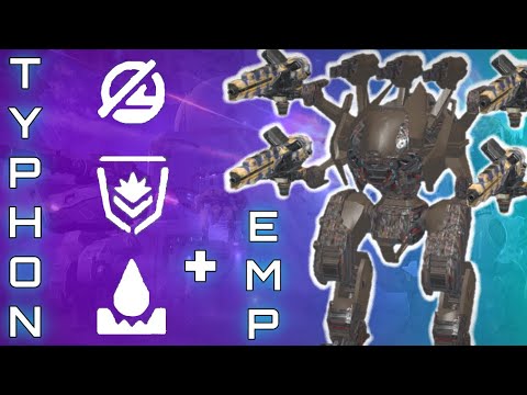 New Robot Typhon - 4x Wasp Gameplay | Lock-down , Suppress , Corrosion & EMP Setup | War Robots