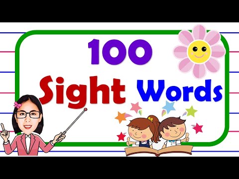 100 Sight Words | Practice reading sight words || Basic English words || Learn how to read