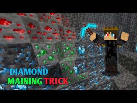 Insane Diamond Manig Trick in Minecraft PE +1.20