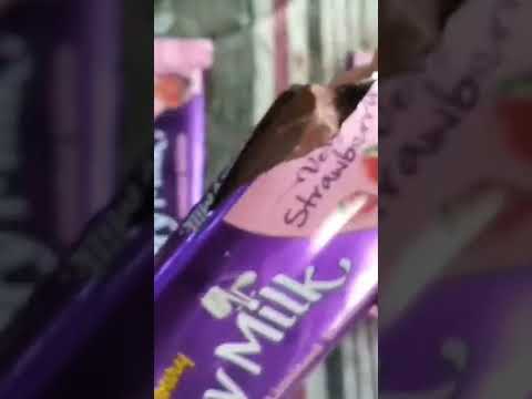 new Cadbury strawberry let's open it ..,😇🥳🥰😍🤩😋