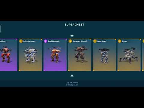 My 12th superchest opening | War Robots🤖