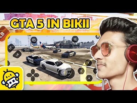 Bikii Cloud Game GTA 5 | How to Play GTA 5 in MOBILE - 15 MINUTES FREE EVERYDAY- CLOUD GAMING