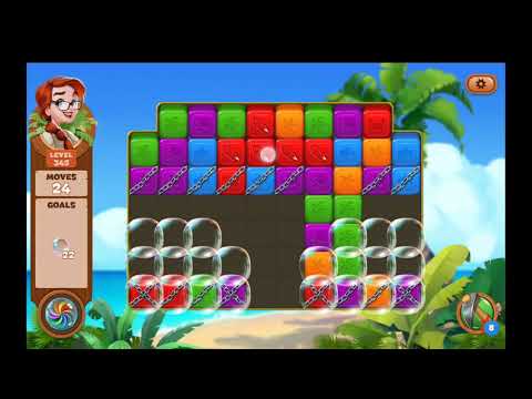 Lost Island Blast Adventure Level 345 NO BOOSTERS - A S GAMING