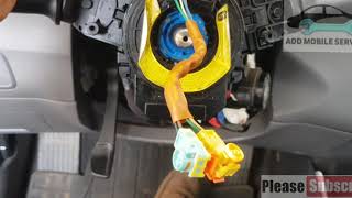 Elantra 2012: Replacing clockspring Assembly after diagnosing faulty horn and steering wheel bottom