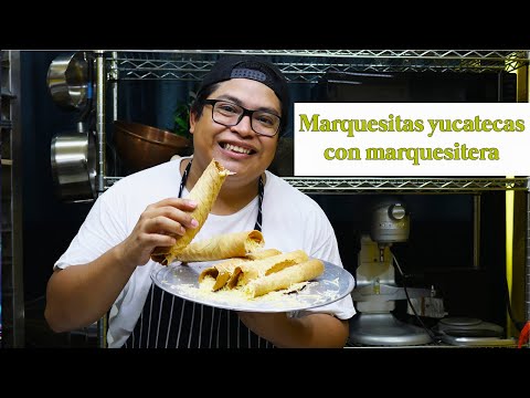 MARQUESITAS YUCATECAS CON MARQUESITERA, PASO A PASO, FÁCIL DE ELABORAR, PA QUITAR EL ANTOJO.