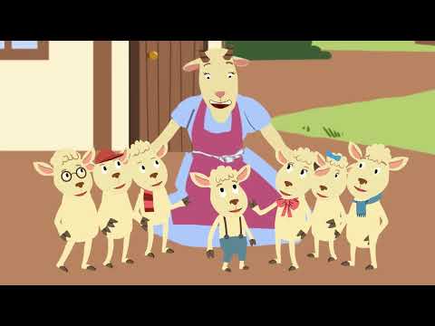 Il Lupo e i Sette Capretti 🐺🐐- Favole brevi| #tadaplay