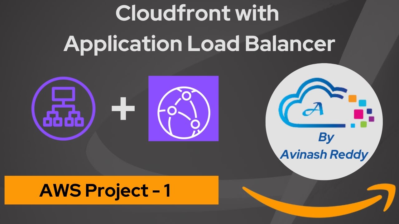 CloudFront with AWS Application Load balancer by AWS Avinash Reddy