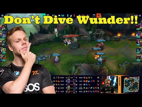 Wunder Expertly OUTPLAYS The 1v4 Dive!!