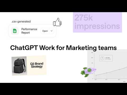 Video Thumbnail: ChatGPT Work for Marketing Teams
