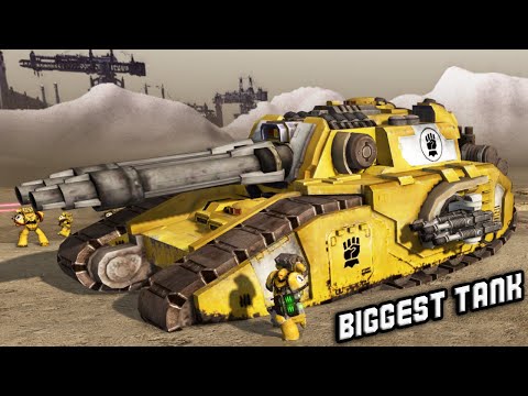 Imperial Fists & FALCHION Tank vs Chaos - Men of War: AS2 | Warhammer 40,000 Mod