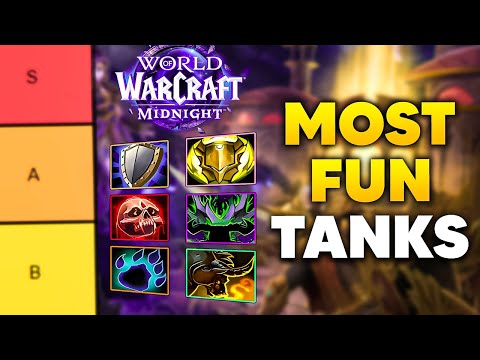 What are the MOST FUN TANK HERO TREES in Midnight? | Expansion Launch Gameplay Changes and Rankings