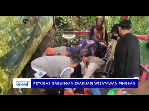 EVAKUASI WISATAWAN PINGSAN DI SITUGUNUNG