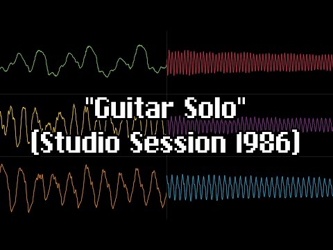 Oscilloscope View - "Guitar Solo" (Studio Session, 1986, Mac Plus capture)